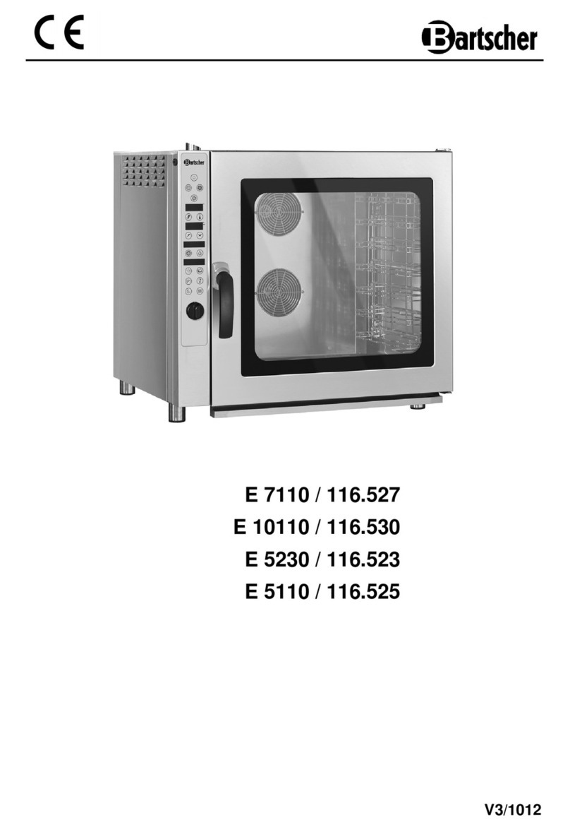 Bartscher E 7110 instruction manual