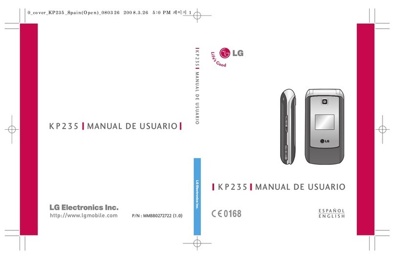 LG KP235 User manual