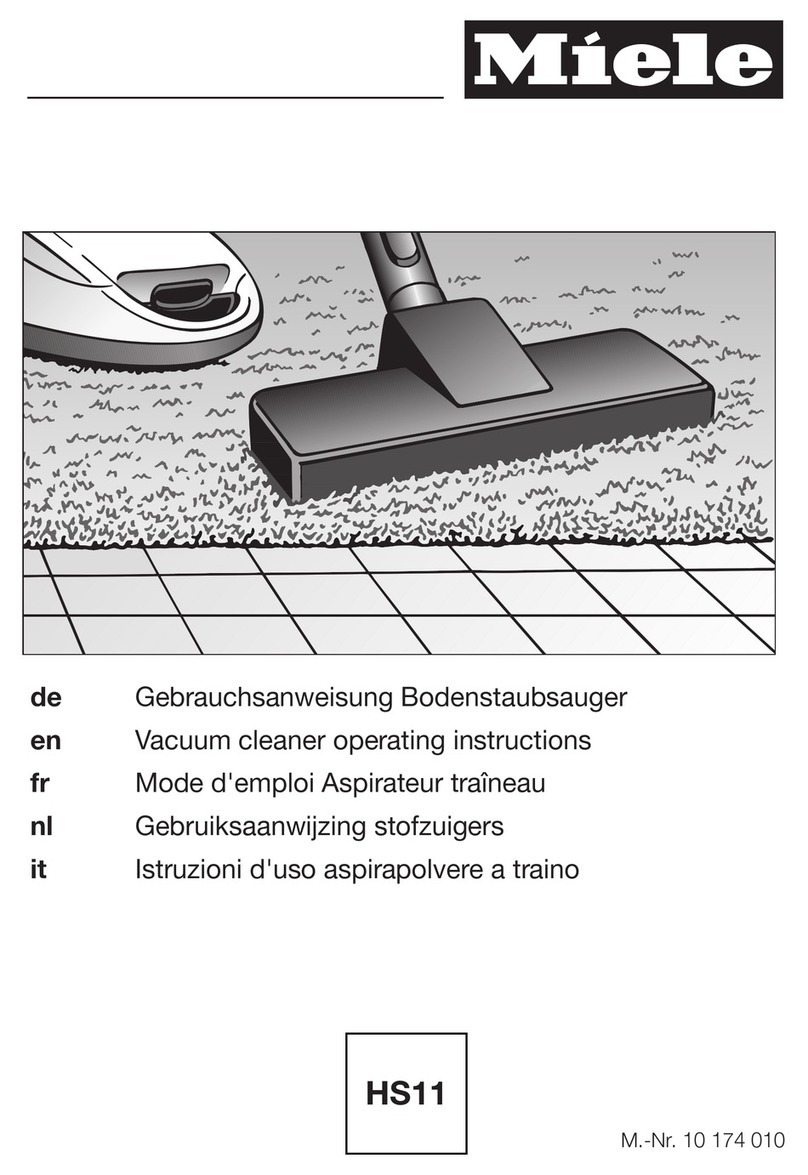 Miele HS11 operating instructions