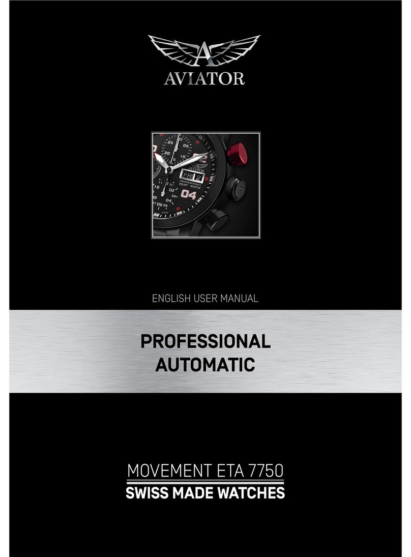 Aviator ETA 7750 User manual Aviator ETA 7750 User manual