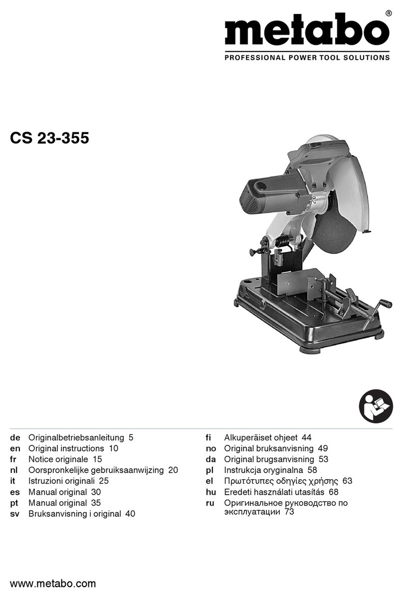 Metabo CS 23-355 User manual