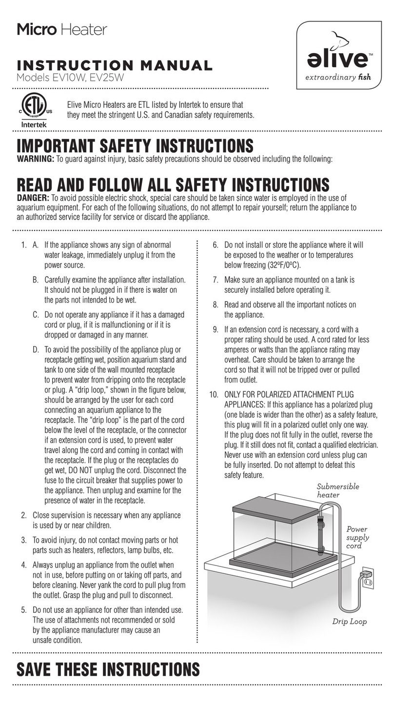 elive EV10W instruction manual