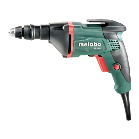 Metabo SE 2500 User manual