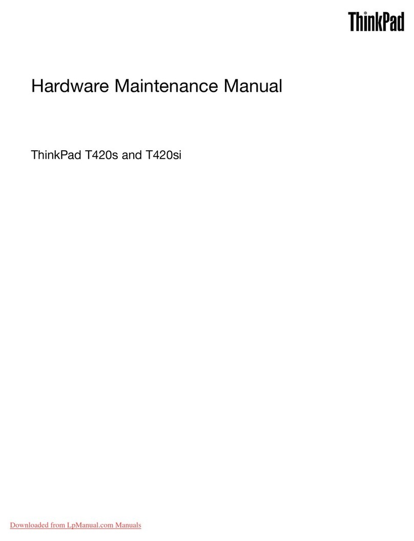 Lenovo ThinkPad T420s Owner's manual