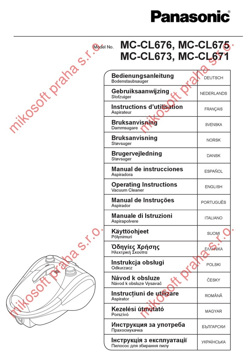 Panasonic MC-CL676 operating instructions