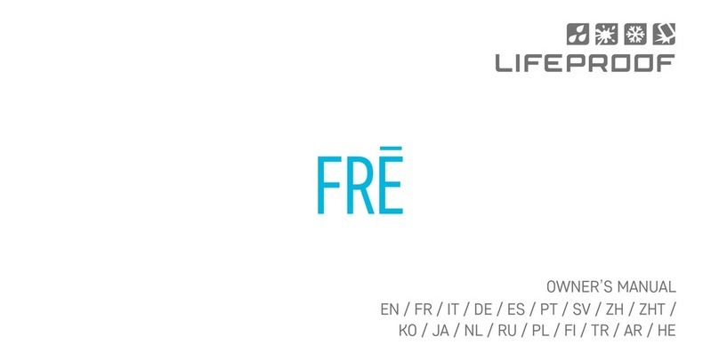 LifeProof FRE owner's manual