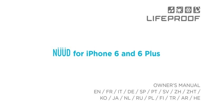 LifeProof Nuud series User manual