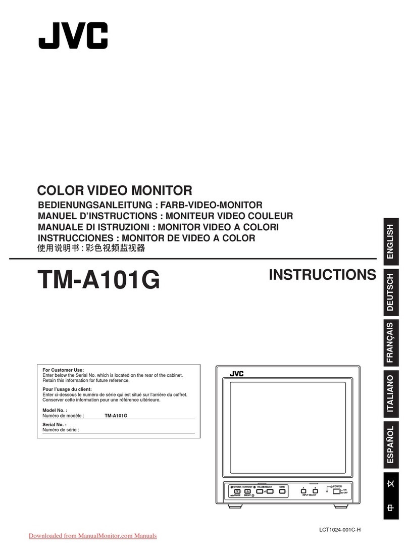 JVC TM-A101G User manual JVC TM-A101G User manual