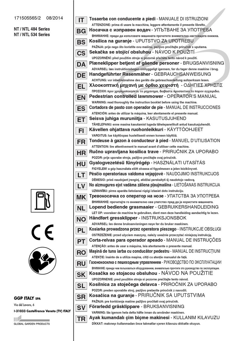 Stiga NT 484 series Operator's manual