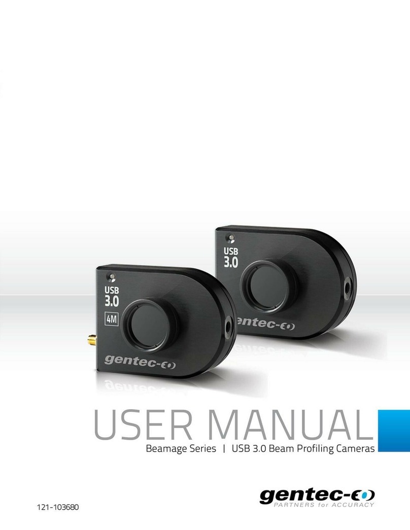 Gentec-EO BEAMAGE SERIES user manual