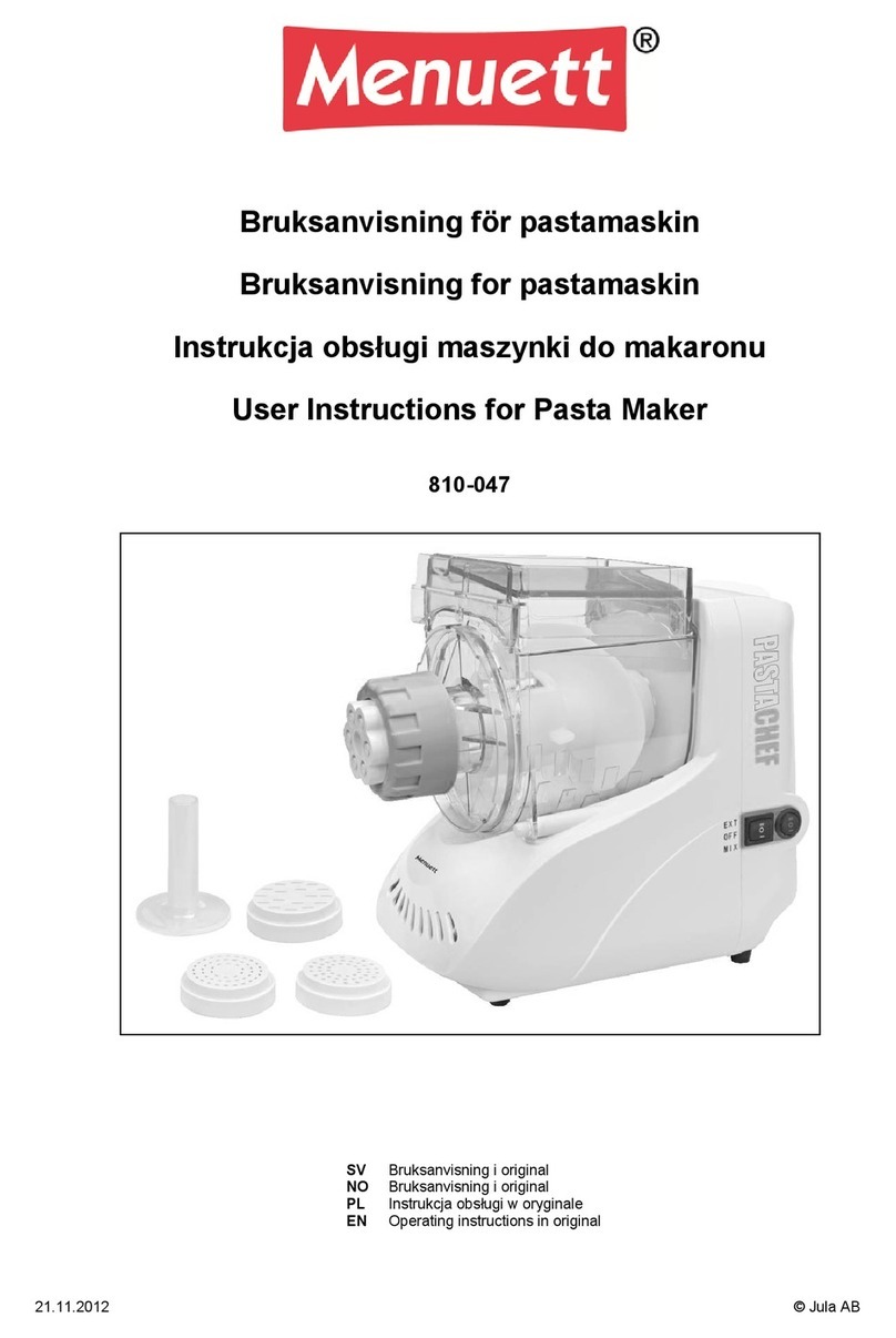 Menuett 810-047 User manual
