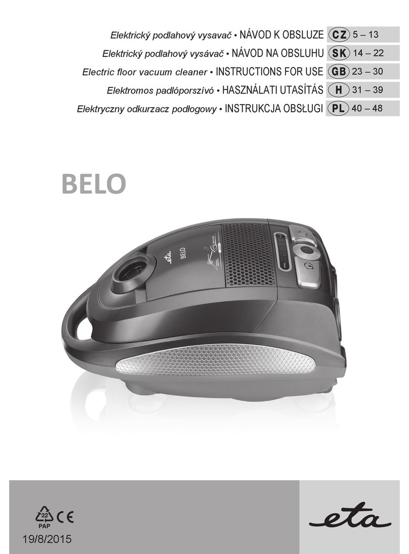 eta BELO 3489 User manual