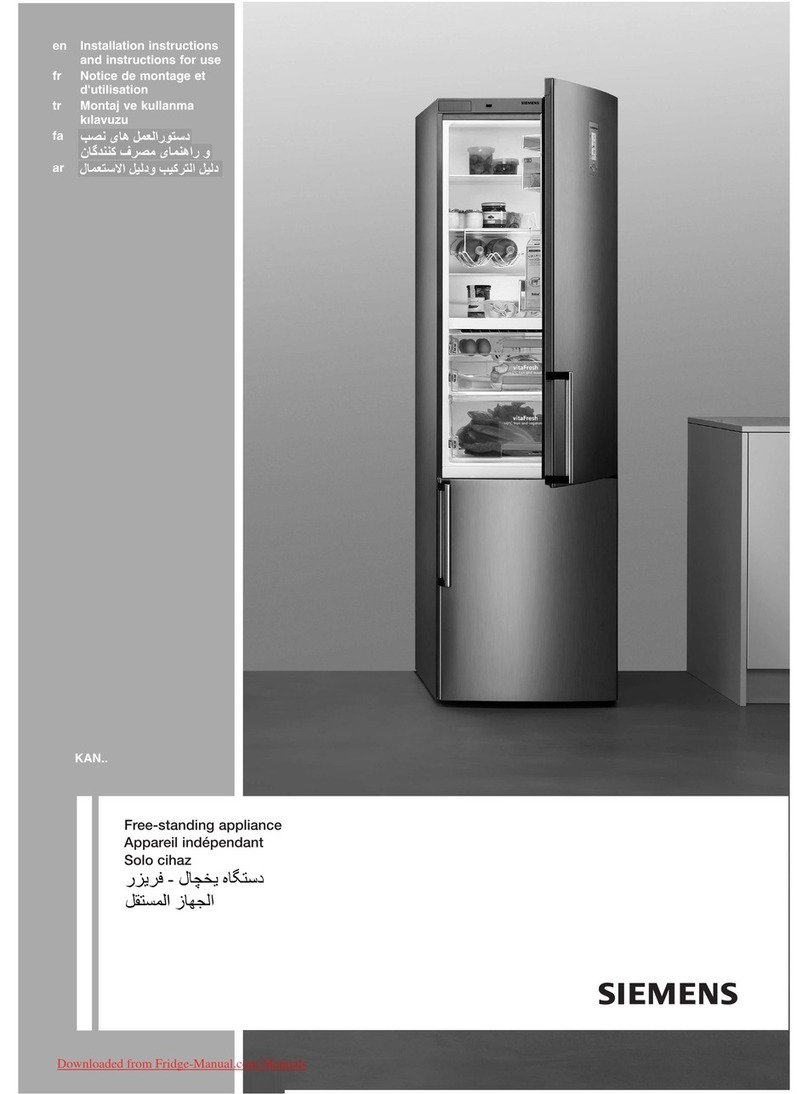 Siemens KA58NA75 Setup guide Siemens KA58NA75 Setup guide