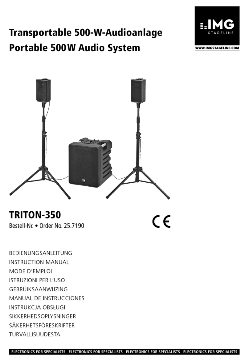 IMG STAGE LINE TRITON-350 instruction manual