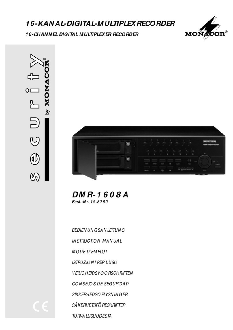 Monacor DMR-1608A instruction manual