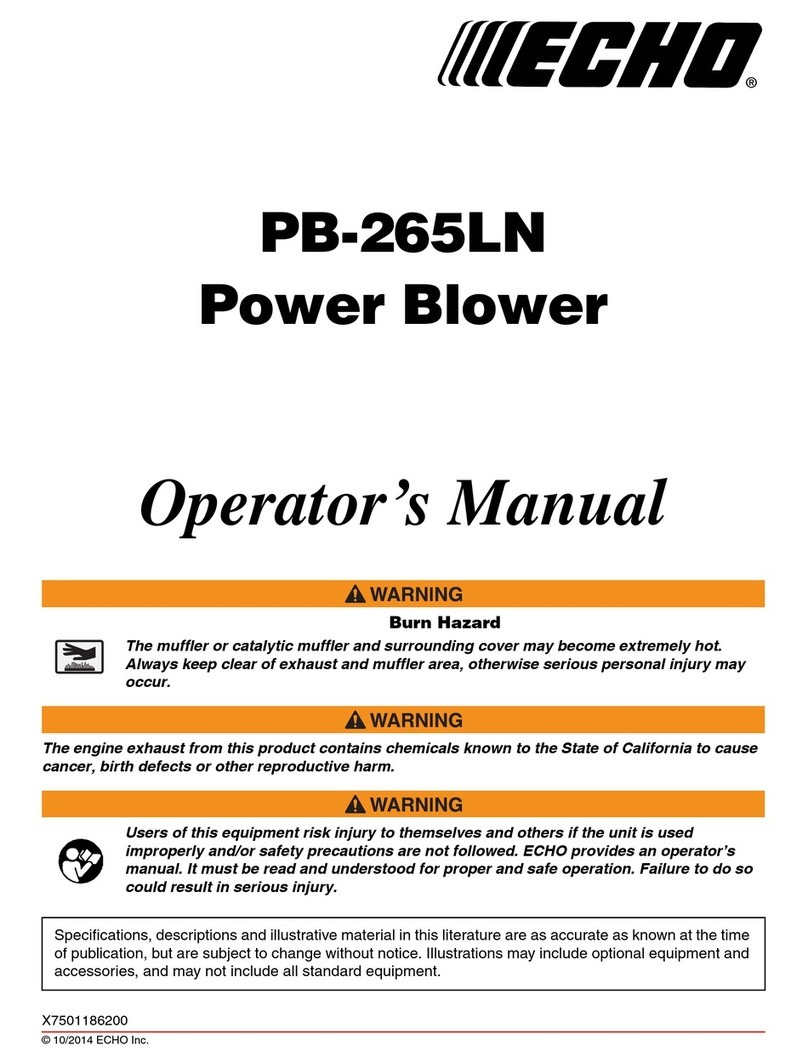 Echo PB-265LN User manual