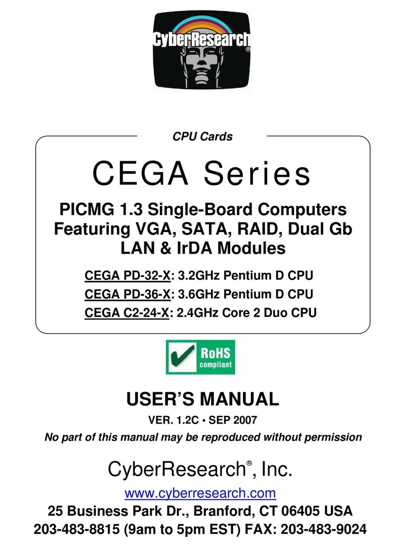 CyberResearch CEGA PD-32-X user manual
