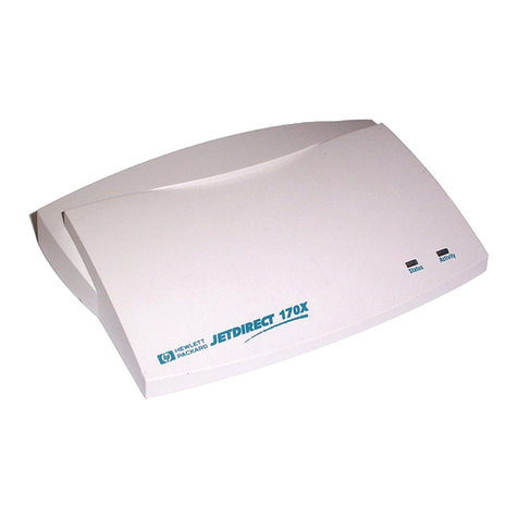 HP 170X - JetDirect Print Server Installation and configuration guide
