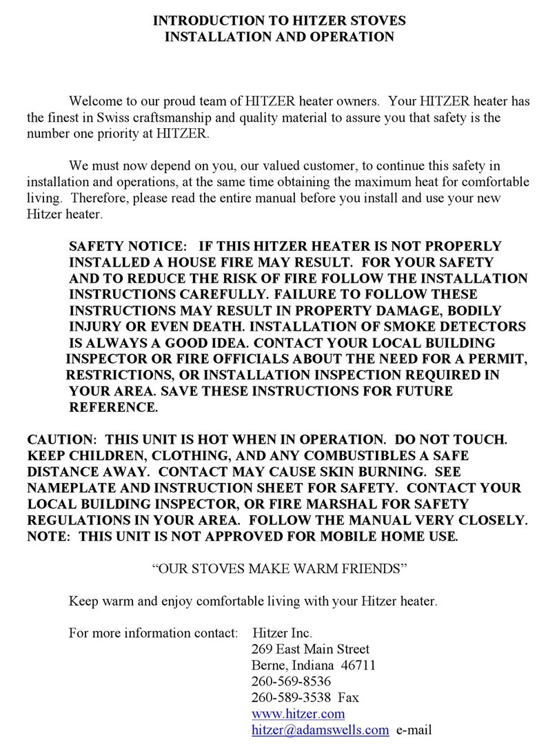 Hitzer 503 Installation and operation