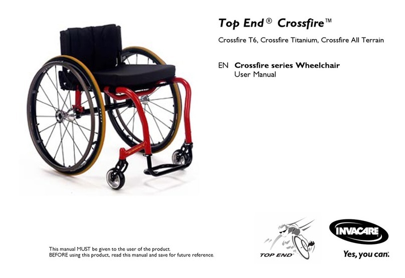 Invacare Everyday HP Crossfire T6 User manual Invacare Everyday HP Crossfire T6 User manual
