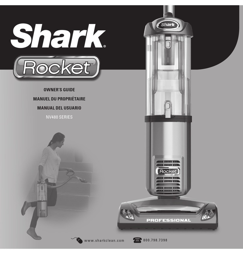 Shark Rocket NV480 Series User manual