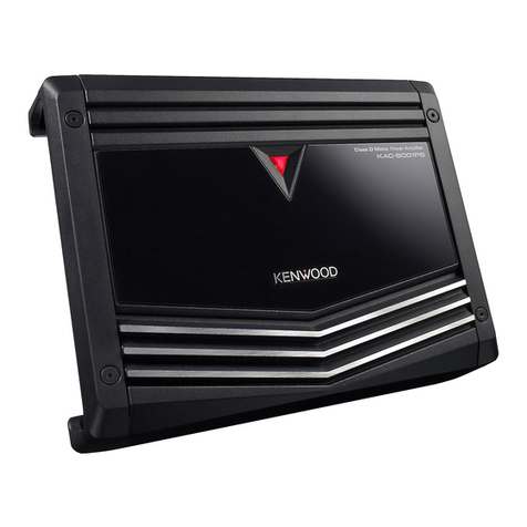 Kenwood KAC-5001PS User manual