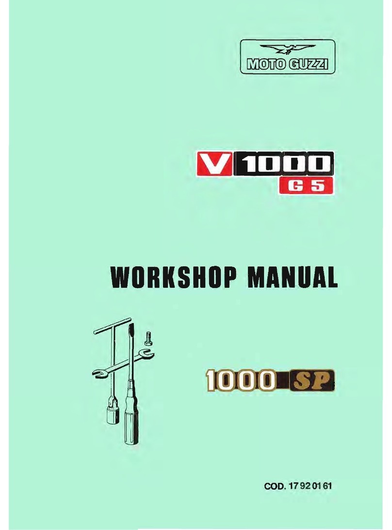 MOTO GUZZI V1000 G5 Workshop manual