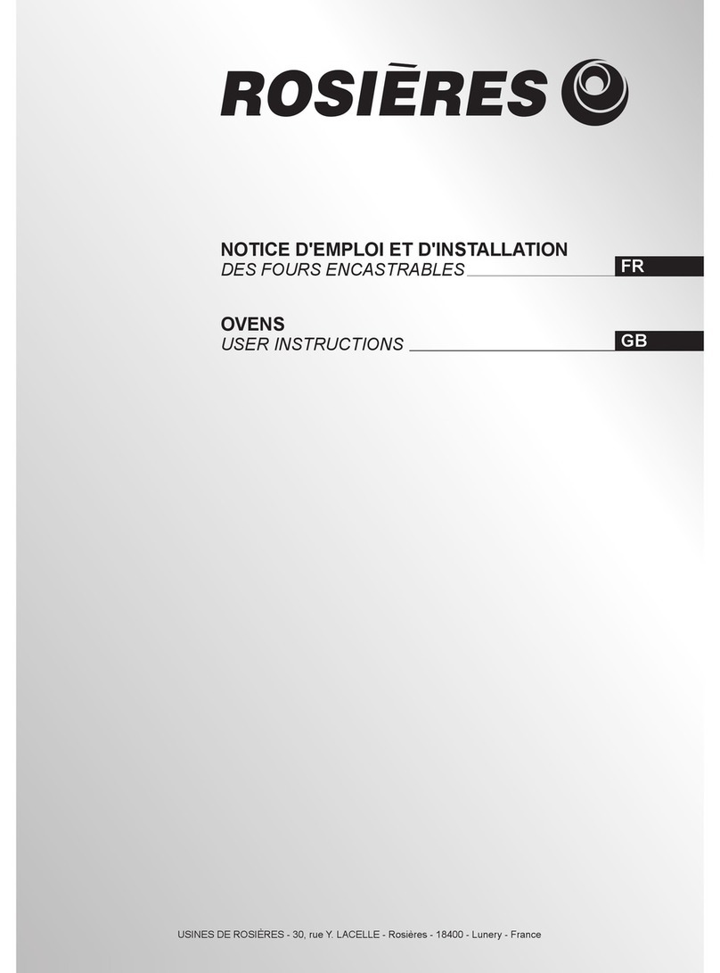 ROSIERES HOA 03 VXSC User instructions