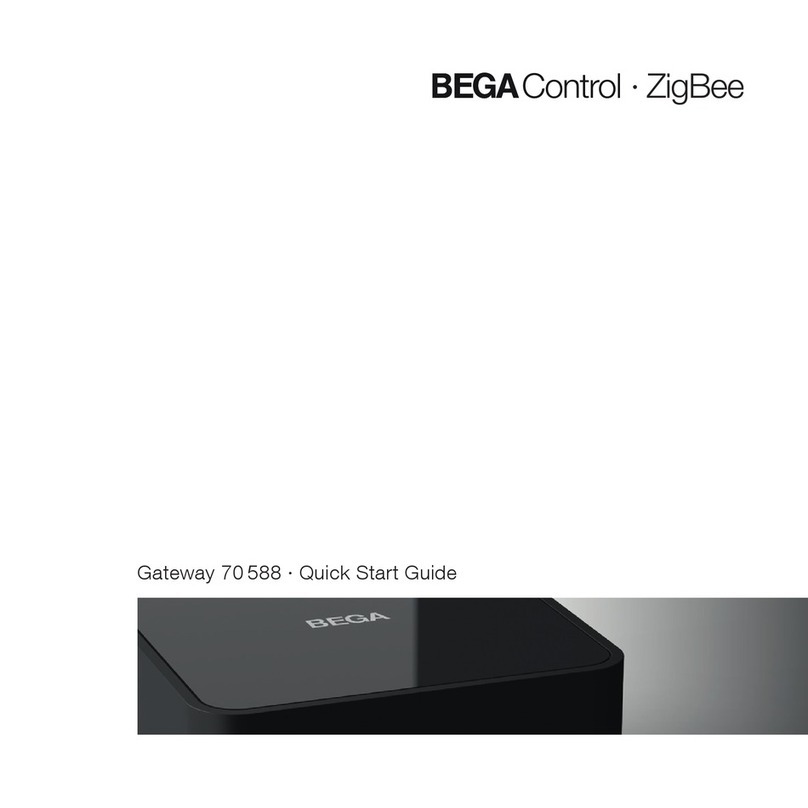 ZIGBEE BEGA CONTROL 70588 User manual