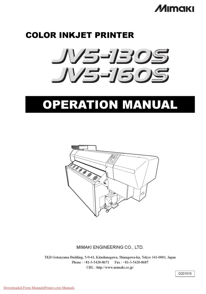 MIMAKI JV5-130S User manual