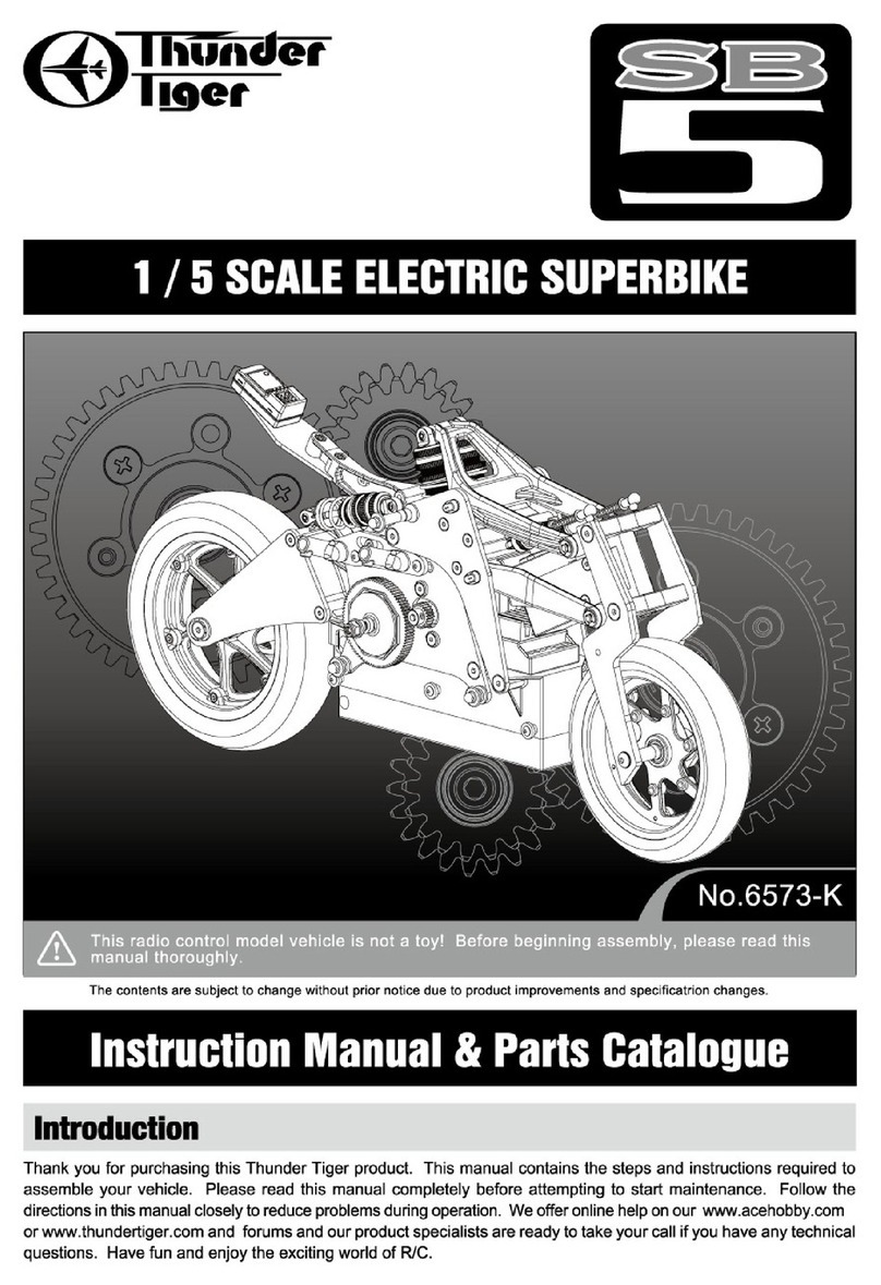 THUNDER TIGER SB 5 Installer manual