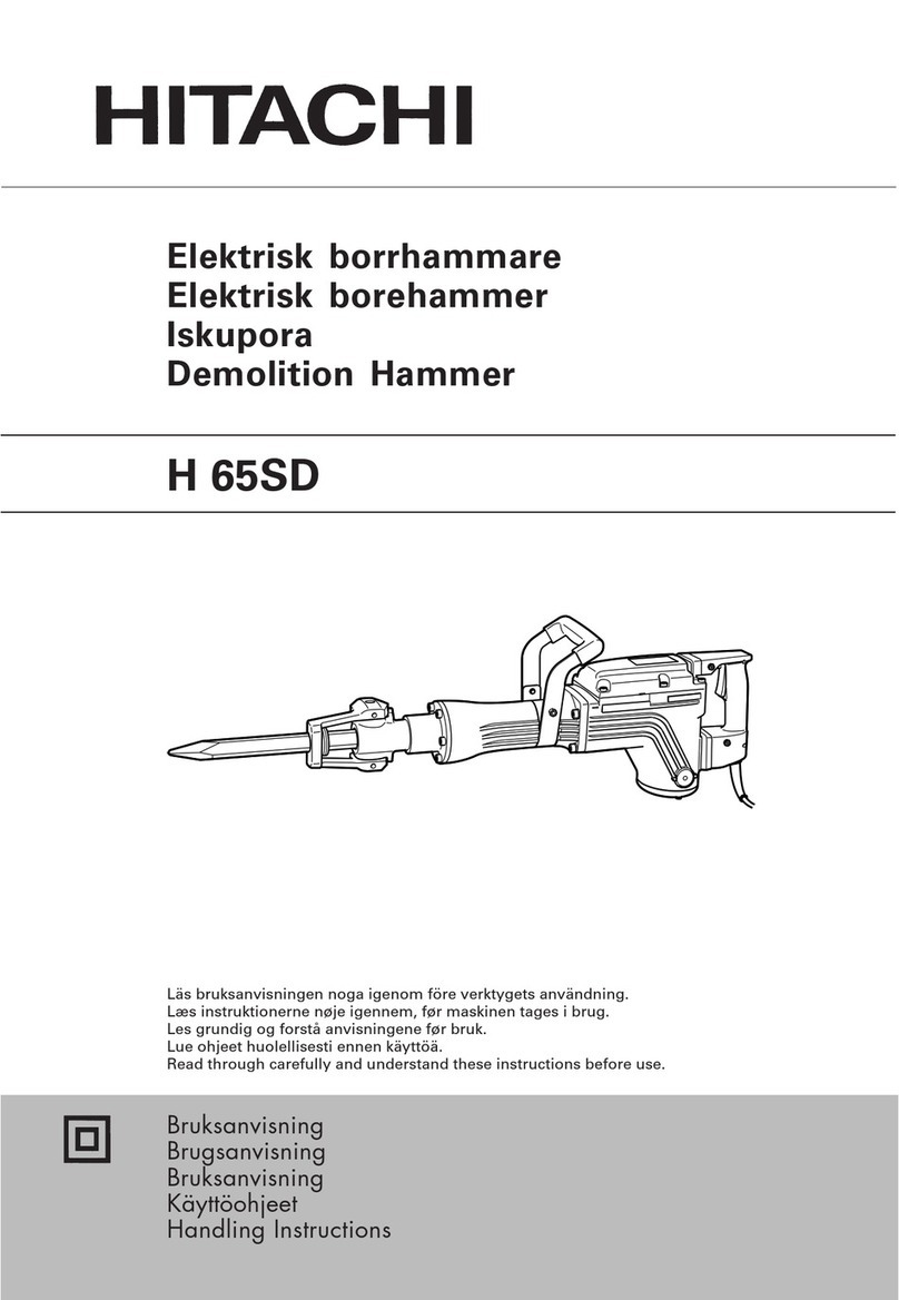 Hitachi H 65SD User manual