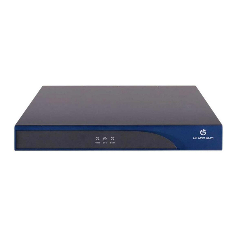 HP A-MSR20 How to use