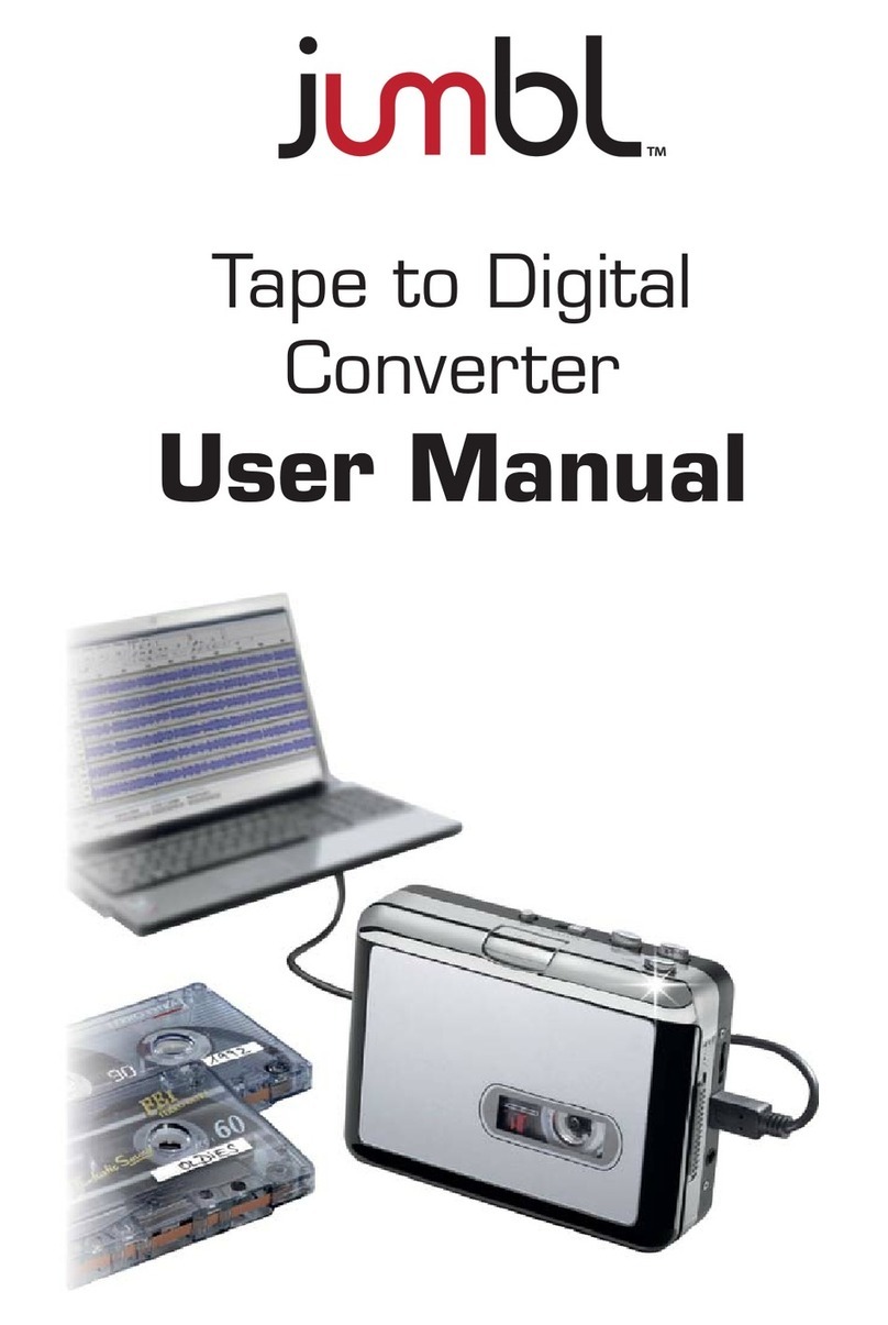 Jumbl Tape to Digital Converter User manual