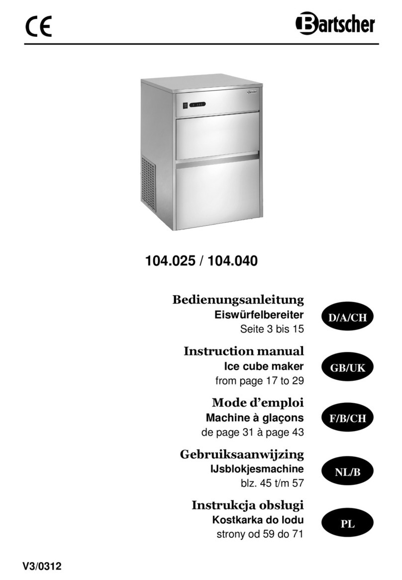 Bartscher 104.025 User manual