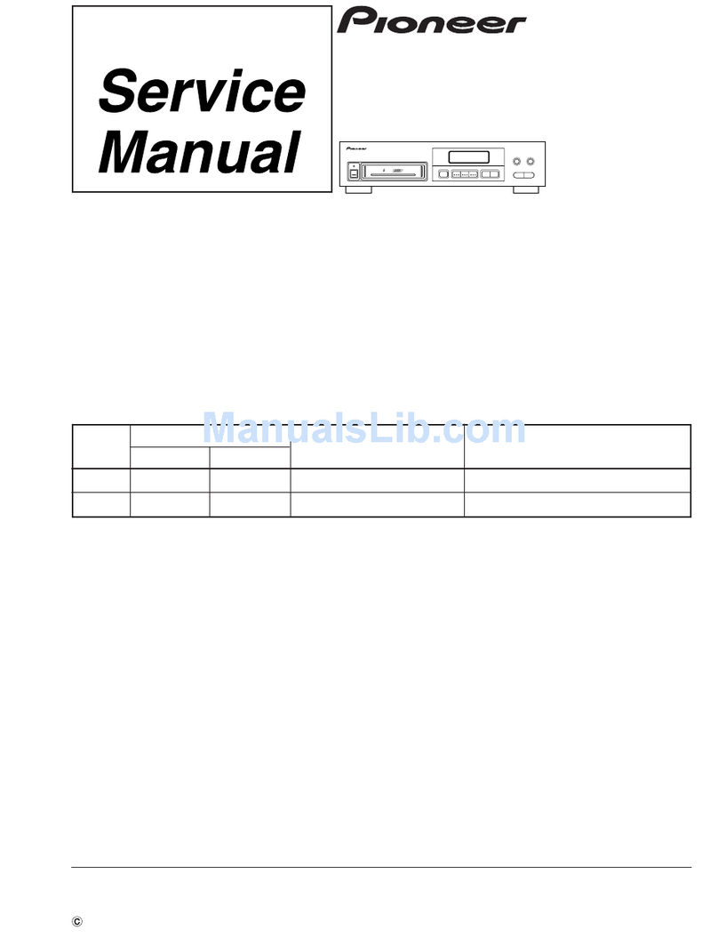 Pioneer PD-M427 Building instructions Pioneer PD-M427 Building instructions