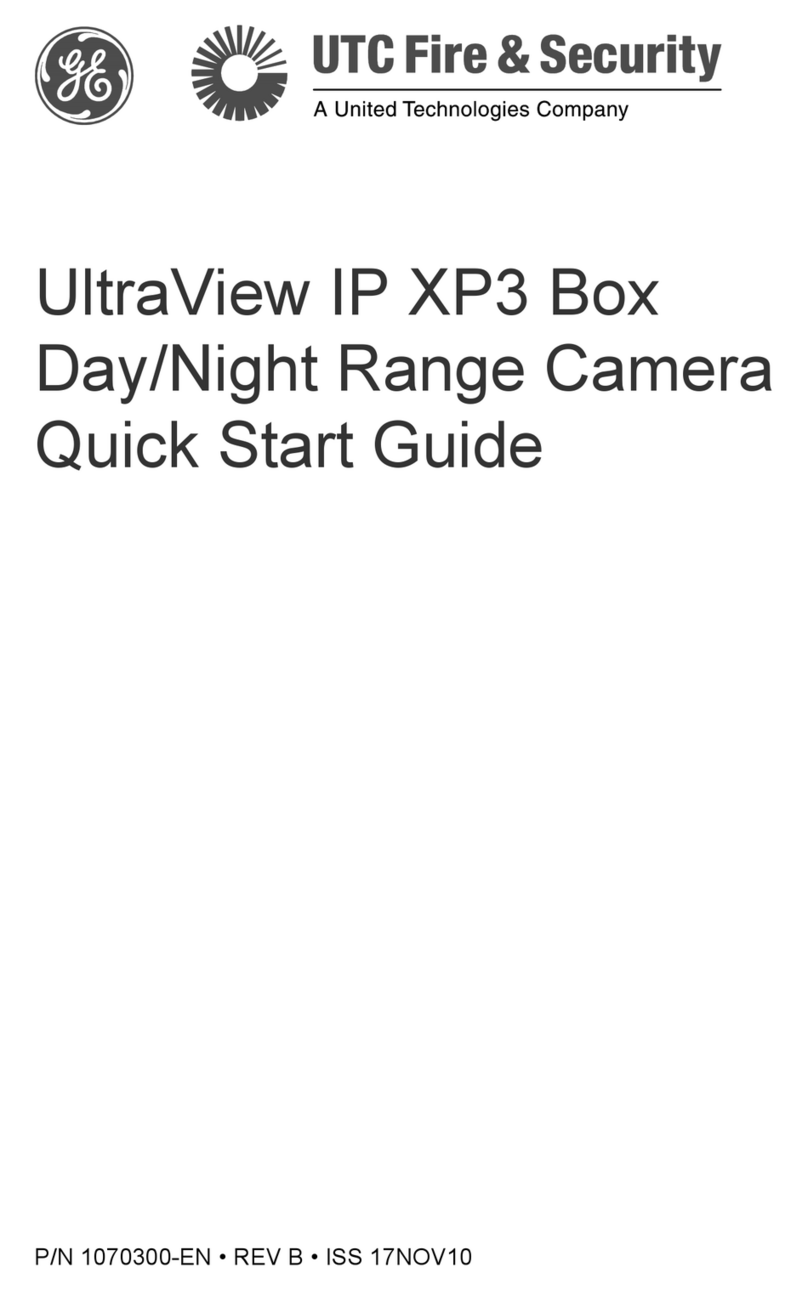 UTC Fire and Security UltraView IP XP3 quick start guide