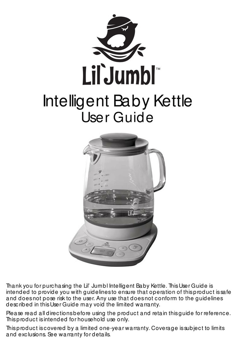 Lil' Jumbl Intelligent Baby Kettle user guide