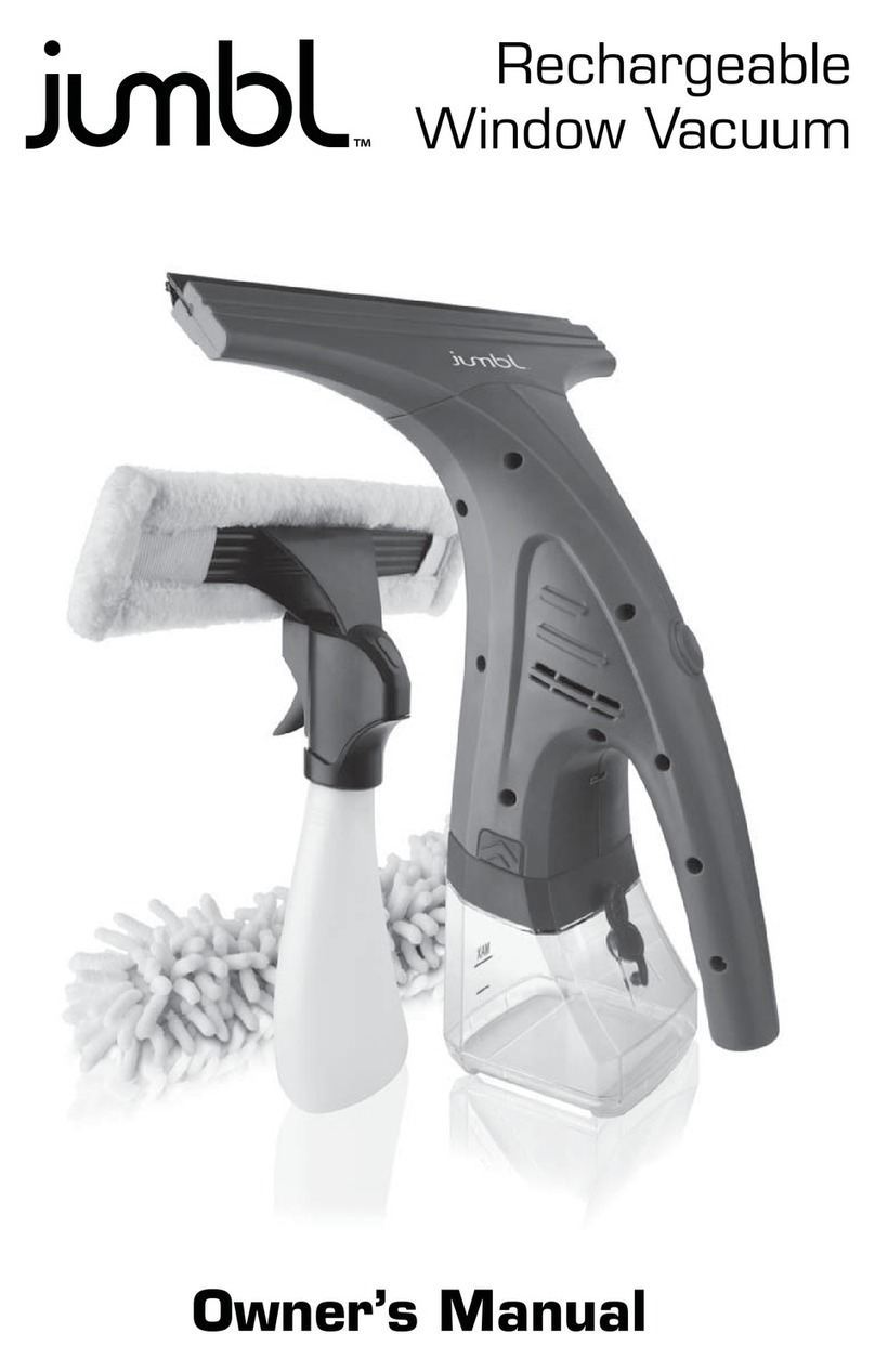 Jumbl Rechargeable Window Vacuum owner's manual