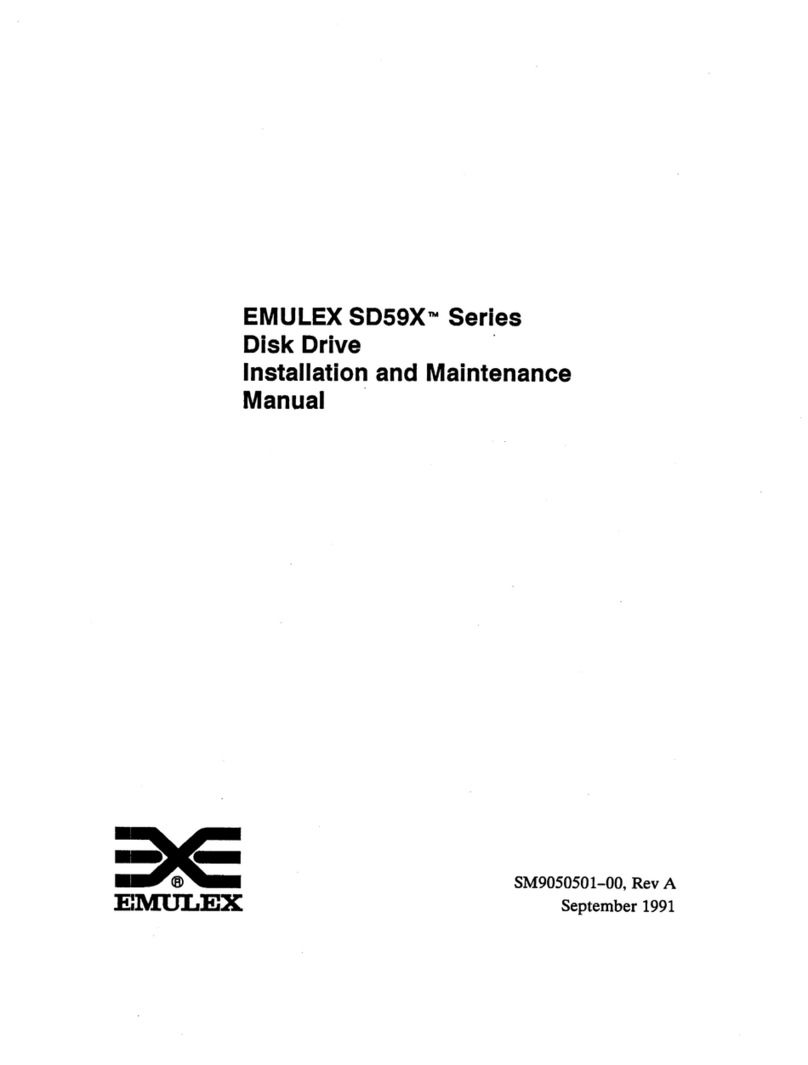 Emulex SD590 Installation and maintenance manual