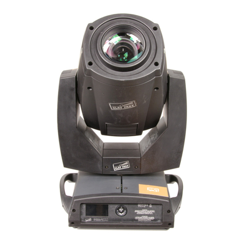Claypaky ALPHA PROFILE 800 ST instruction manual