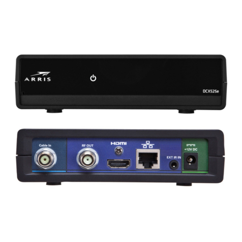 Arris DCX525 User manual