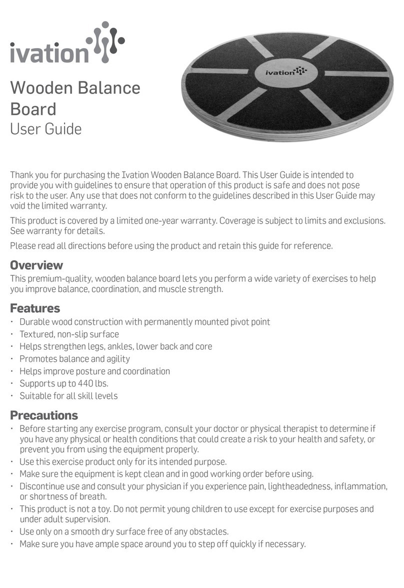 Ivation Wooden Balance Board user guide