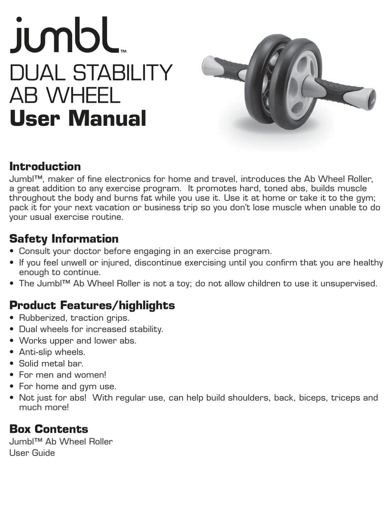 Jumbl DUAL STABILITY AB WHEEL user manual