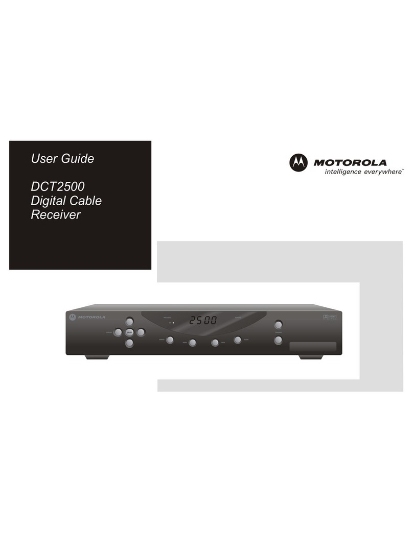 Motorola DCT2500 User manual
