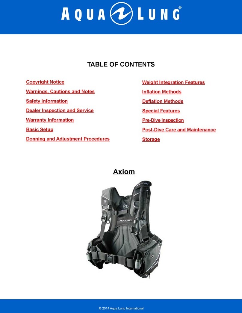 Aqua Lung AXIOM owner's manual