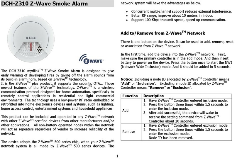 Z-Wave DCH-Z310 manual