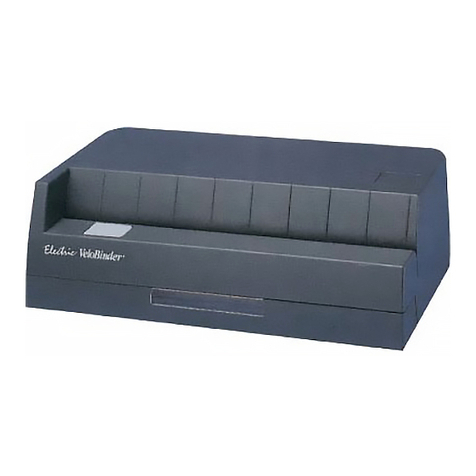 GBC 100E Electric Velobinder operating instructions