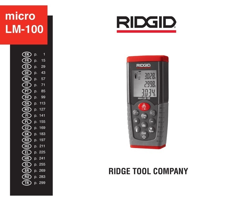 RIDGID micro LM-100 manual