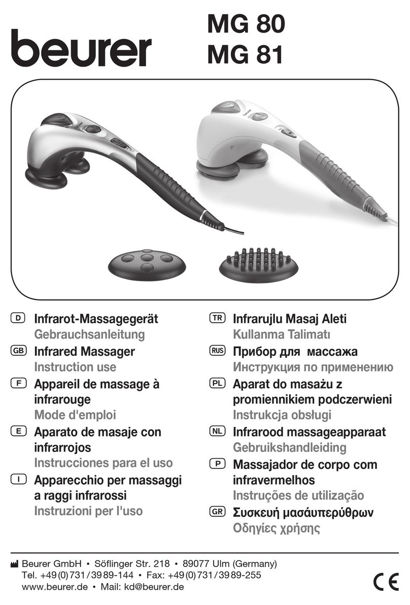 Beurer MG 80 Instructions for use